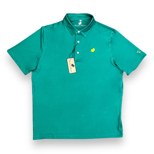 American Strutter® Performance Polo (Masters Green w/ Yellow Embroidery)