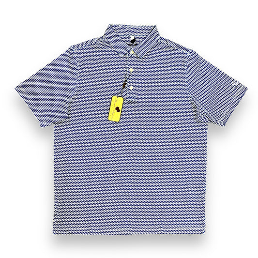 American Strutter® Performance Polo “The Strutter” Microprint (Navy)