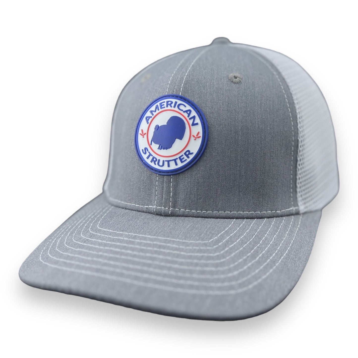 American Strutter Snapback Round Rubber Patch Hat