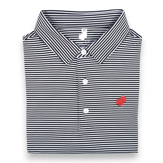 Youth American Strutter® Performance Polo (Black/White)