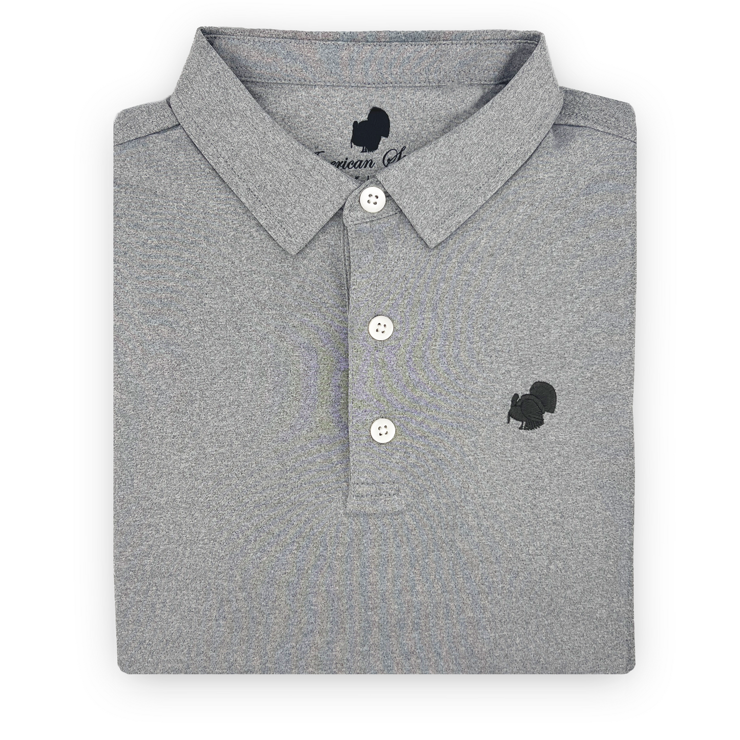 Youth American Strutter® Performance Polo (HEATHERED GRAY)