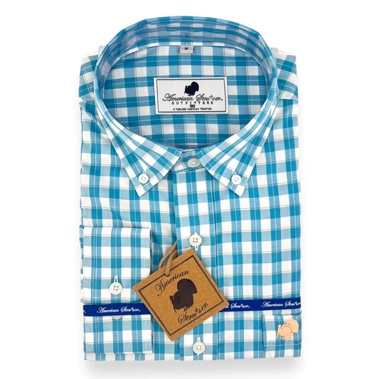 American Strutter® Bamboo Series Button Down (Skyline Plaid)
