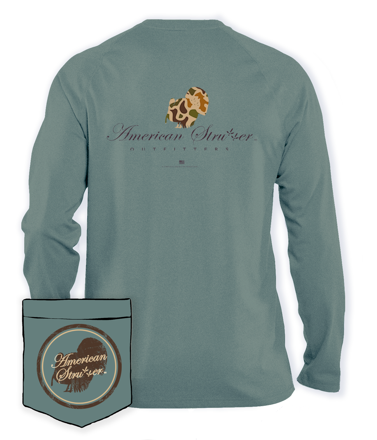 American Strutter® 'Vintage Collection' (Light Green w/ Old School Camo)