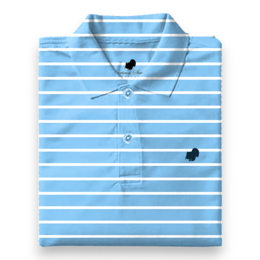 Youth American Strutter® Performance Polo (Carolina Blue)