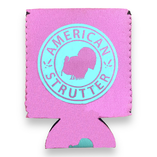 Magnetic Camo Koozie (Pink/Teal)