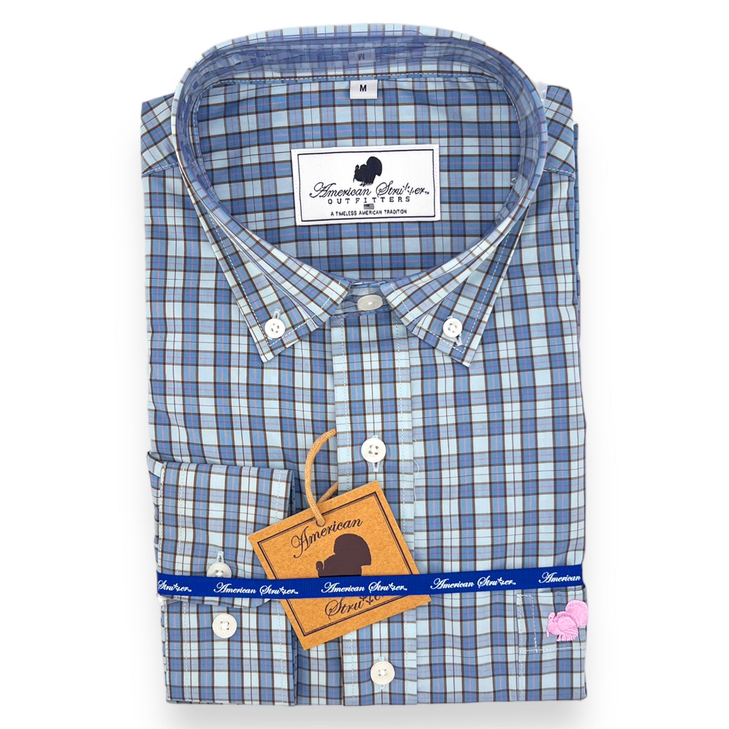 American Strutter® Polyester Series Button Down (Spring Slate)