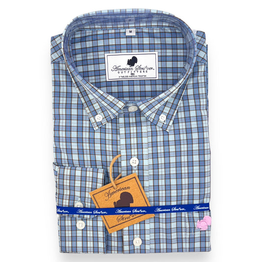 American Strutter® Youth Polyester Series Button Down (Spring Slate)