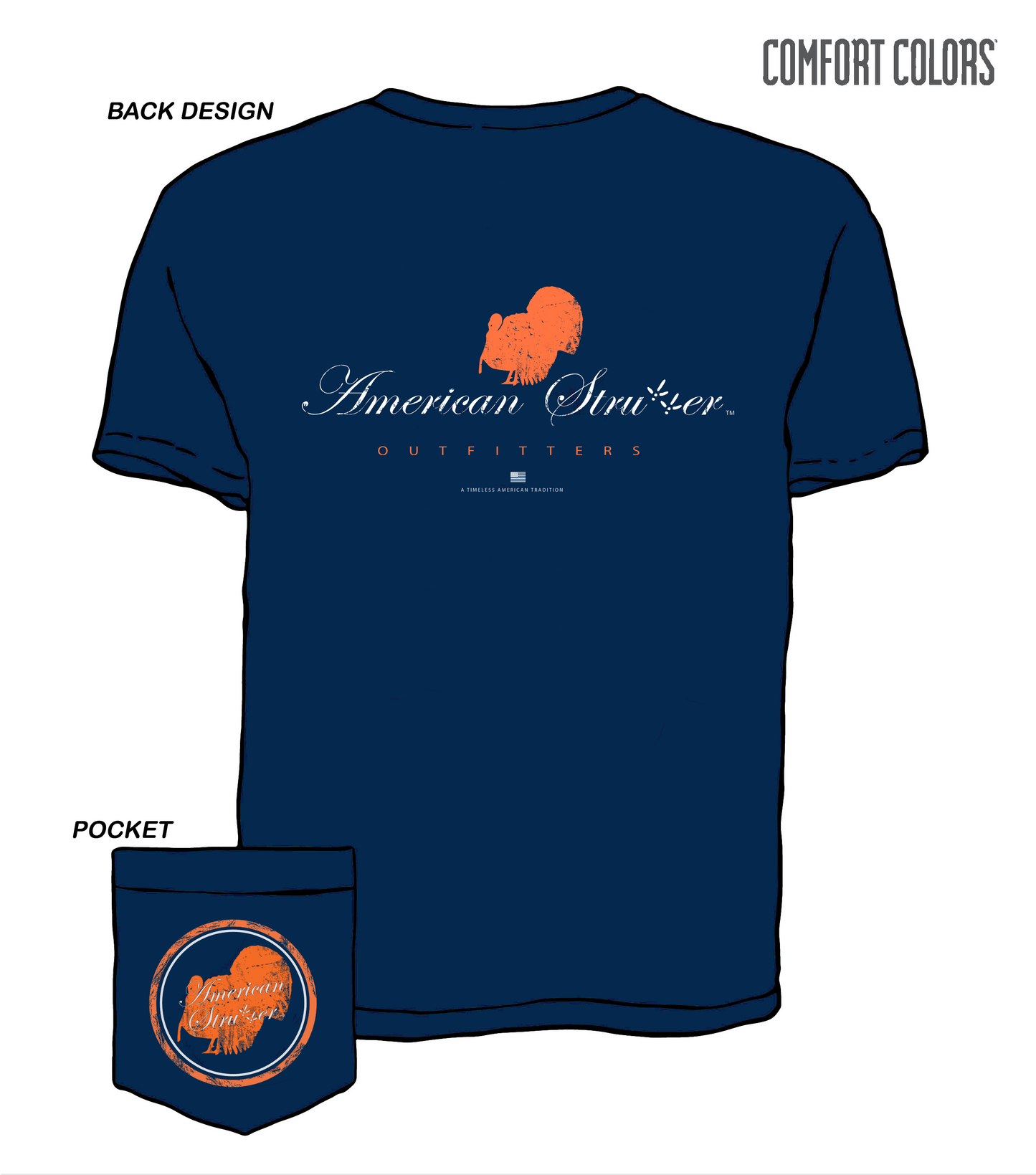 American Strutter® 'Vintage Collection' SS T-Shirt