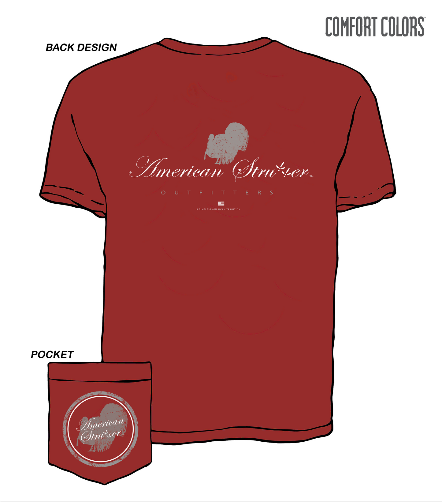American Strutter® 'Vintage Collection' SS T-Shirt