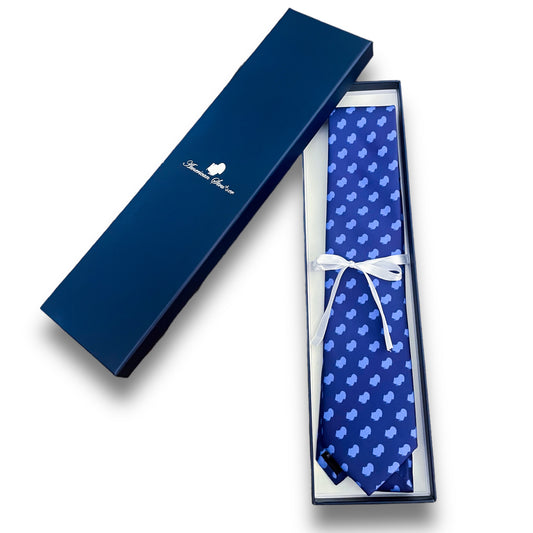 American Strutter® 'The Strutter' Dress Tie (Royal Blue and Light Blue)