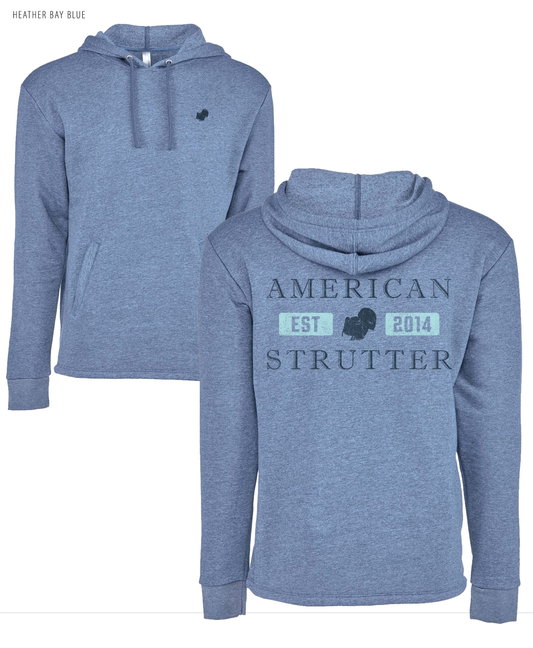 American Strutter 'Tradition' Hoodie (Heather Bay Blue)