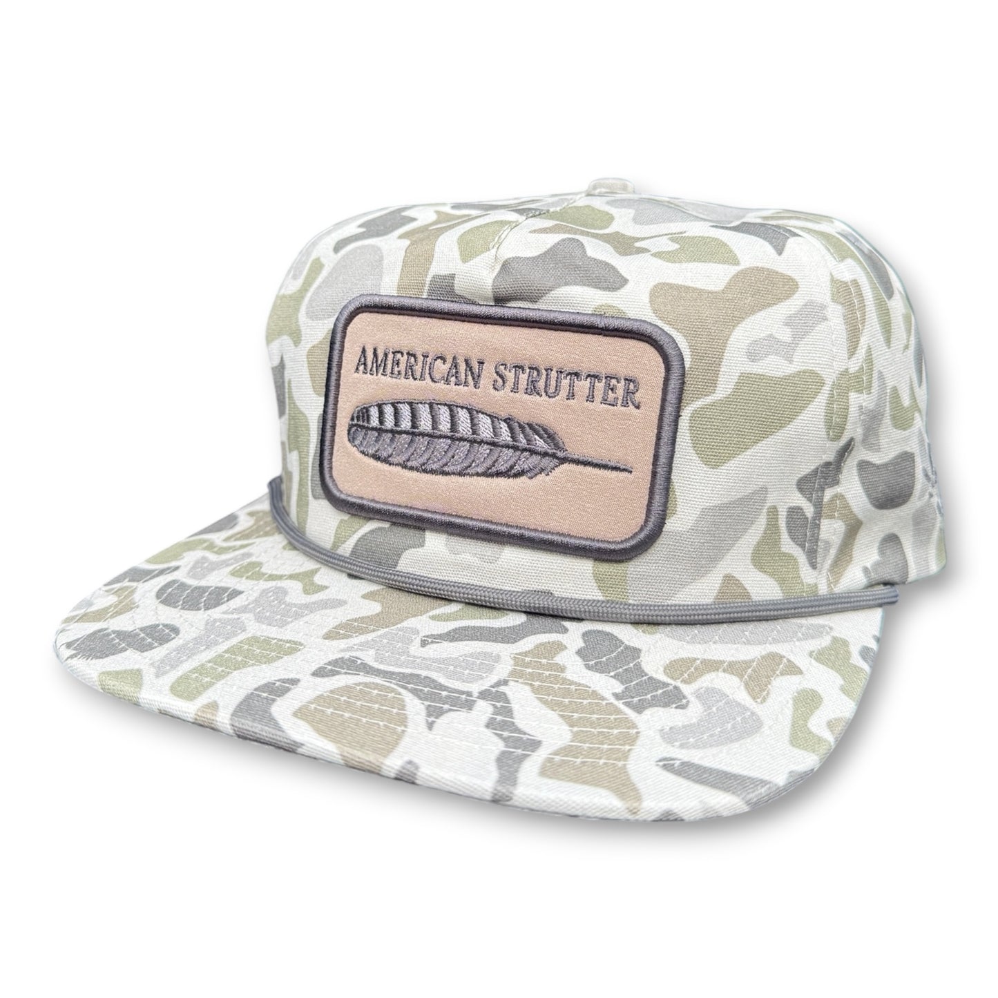Heritage Feather Patch Rope Hat (Timberline Creek)