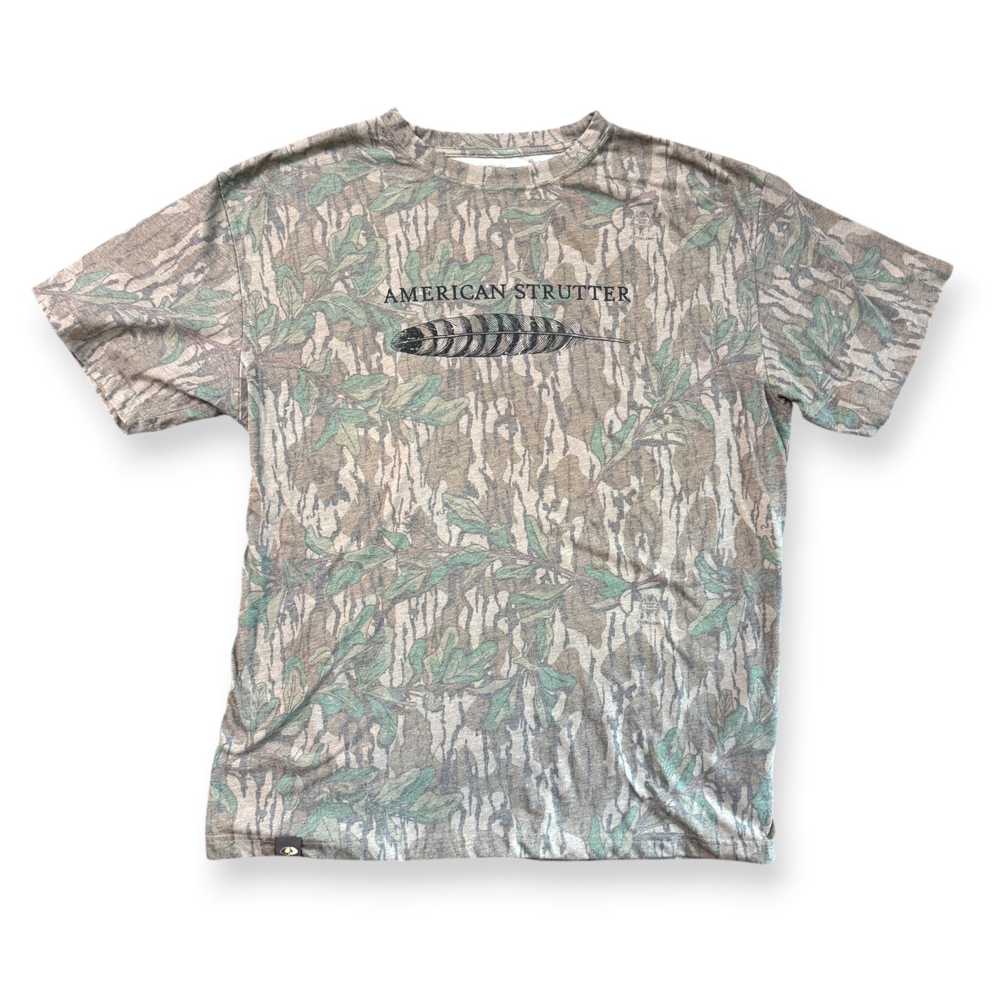 Washed Greenleaf 'Feather' T-Shirt